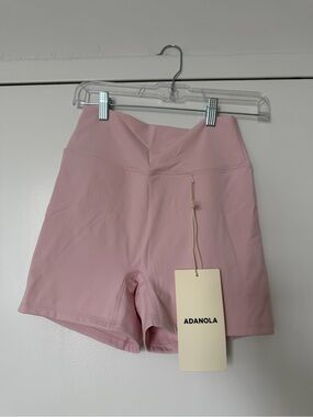 Adanola Blush Pink High-Waist Bike Shorts